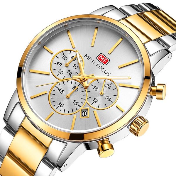 fashion mens watches wrist watch quartz clock gold men waterproof chronograph relogio masculino wach wristwatches, Slivery;brown
fashion mens watches wrist watch quartz clock gold men waterproof chronograph relogio masculino wach wristwatches, Slivery;brown