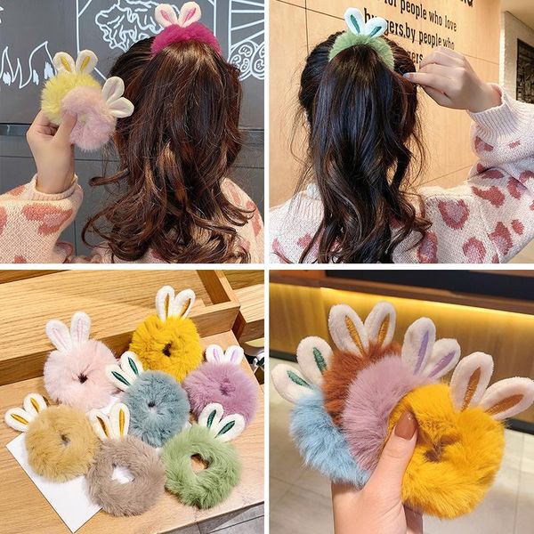 anti- hair ring chic wind wild plush elastic rope band cute solid color korea girl accessories headwear, Slivery;white
anti- hair ring chic wind wild plush elastic rope band cute solid color korea girl accessories headwear, Slivery;white