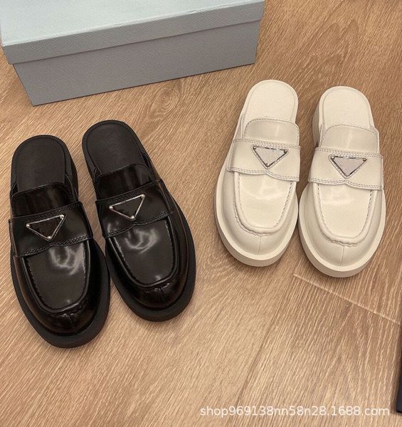 slippers sandals 2021 summer new round head baotou back leather simple and comfortable fashion half slippers muller shoes for women zly, Black
slippers sandals 2021 summer new round head baotou back leather simple and comfortable fashion half slippers muller shoes for women zly, Black