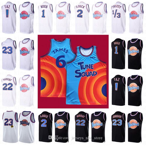 space jam 2 tunes squad mens movie lebron jersey bugs bunny michael d.duck taz 1/3 tweety 22 bill murray 10 lola basketball jerseys, Black;red
space jam 2 tunes squad mens movie lebron jersey bugs bunny michael d.duck taz 1/3 tweety 22 bill murray 10 lola basketball jerseys, Black;red
