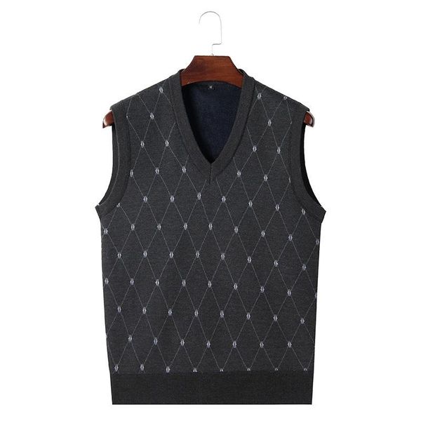 sweater vest men sleeveless v-neck autumn winter thick patchwork spacious no yq clothing knitted casual male pull homme men's vests, Black;white
sweater vest men sleeveless v-neck autumn winter thick patchwork spacious no yq clothing knitted casual male pull homme men's vests, Black;white