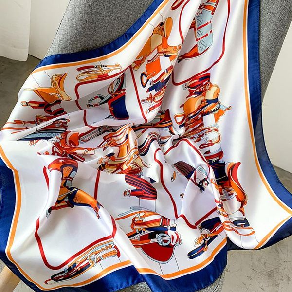 scarves spring and autumn 2021 lady square scarf tourism luxury sunscreen shawl women silk fashion print muslim headcloth, Blue;gray
scarves spring and autumn 2021 lady square scarf tourism luxury sunscreen shawl women silk fashion print muslim headcloth, Blue;gray
