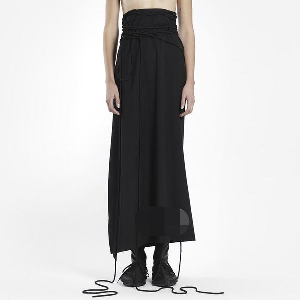 men's pants men recreational skirt wide leg autumn winter black high waist personality tied rope loose
men's pants men recreational skirt wide leg autumn winter black high waist personality tied rope loose