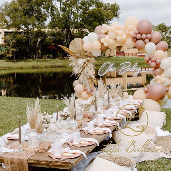 120 pcs beige rose gold chrome balloon garland kit for girls garden party birthday wedding balloon baby shower hen party bachelo
120 pcs beige rose gold chrome balloon garland kit for girls garden party birthday wedding balloon baby shower hen party bachelo