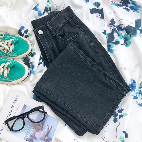 women's shorts retro basic style black loose high waist slimming simple casual all-match straight-leg denim trousers women clothing reg, White;black
women's shorts retro basic style black loose high waist slimming simple casual all-match straight-leg denim trousers women clothing reg, White;black