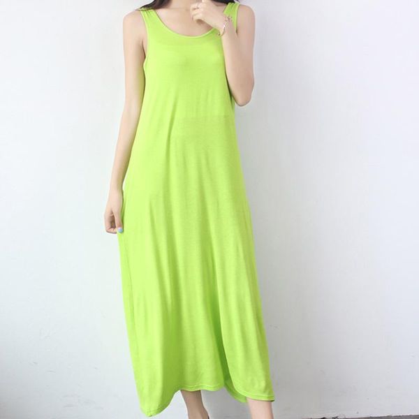 summer tide modal dress women o-neck sleeveless vest solid color loose long fashion casual elastic large size 81l68 dresses, Black;gray
summer tide modal dress women o-neck sleeveless vest solid color loose long fashion casual elastic large size 81l68 dresses, Black;gray