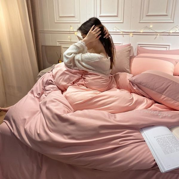 bedding sets home textile luxury soft set satin cotton duvet cover twin king size linens pillowcases bed 4 pcs
bedding sets home textile luxury soft set satin cotton duvet cover twin king size linens pillowcases bed 4 pcs