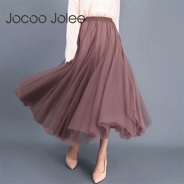 women spring autumn solid gauze mesh high waist slim long skirt sweet pleated a-line ball gown elegant casual 210416, Black
women spring autumn solid gauze mesh high waist slim long skirt sweet pleated a-line ball gown elegant casual 210416, Black