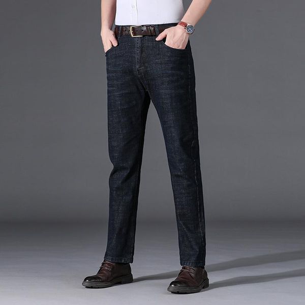 men's jeans 2021 brand men's fit loose classic black fashion casual stretch denim pants male clothes size 29-40, Blue
men's jeans 2021 brand men's fit loose classic black fashion casual stretch denim pants male clothes size 29-40, Blue