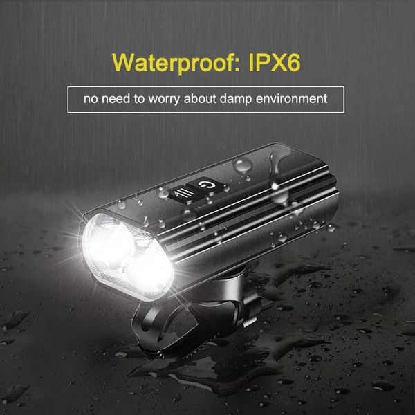 bike lights waterproof front cycling headlight type-c usb rechargeable light 5 modes bicycle lamp with built-in 4800mah battery
bike lights waterproof front cycling headlight type-c usb rechargeable light 5 modes bicycle lamp with built-in 4800mah battery