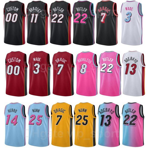 screen print basketball dwyane wade jerseys 3 jimmy butler 21 tyler herro 14 goran dragic 7 kendrick nunn bam adebayo man woman youth, Black;red
screen print basketball dwyane wade jerseys 3 jimmy butler 21 tyler herro 14 goran dragic 7 kendrick nunn bam adebayo man woman youth, Black;red