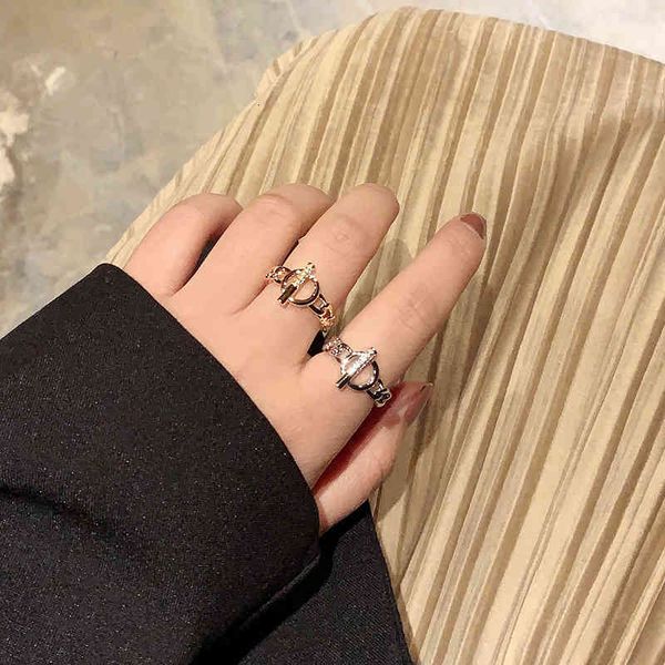 Ring Temperament Light Luxury Micro Inlaid Zircon Women's Fashion Personality Simple Cold Wind Net Red Ins Trendsetter Opening, Silver
Ring Temperament Light Luxury Micro Inlaid Zircon Women's Fashion Personality Simple Cold Wind Net Red Ins Trendsetter Opening, Silver