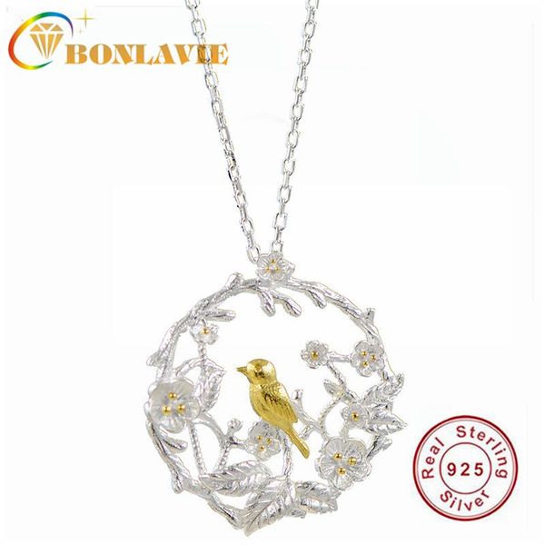 pendant necklaces bonlavie llustration plum blossom pure silver necklace art bird branch color present for girlfriend's birthday
pendant necklaces bonlavie llustration plum blossom pure silver necklace art bird branch color present for girlfriend's birthday