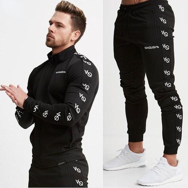 men's tracksuits fitness sports men printing suit autumn and winter slim zipper leisure cardigan cotton casual sets, Gray
men's tracksuits fitness sports men printing suit autumn and winter slim zipper leisure cardigan cotton casual sets, Gray
