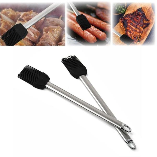 tools & accessories 1pcs stainless steel handle brebecue brushes silicone pastry bbq cake oil cooking basting kitchen gadget
tools & accessories 1pcs stainless steel handle brebecue brushes silicone pastry bbq cake oil cooking basting kitchen gadget