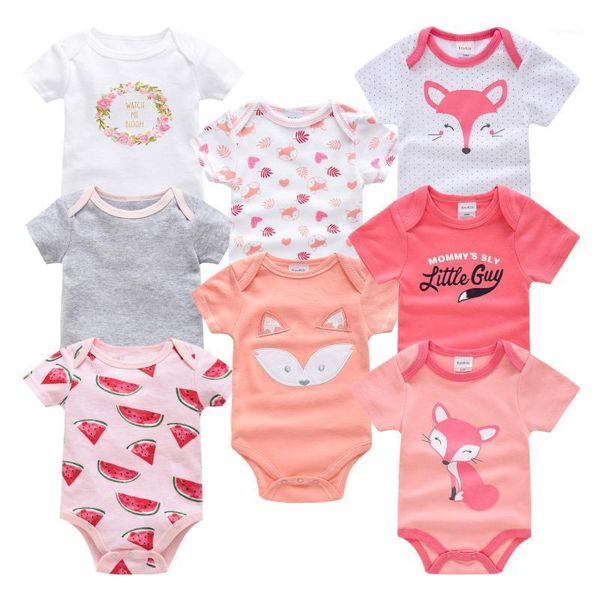 rompers  honeyzone summer girl cute print body suit 8pcs/set born baby toddler boy clothes infant short sleeve jumpsuit romper pyjama, Blue
rompers  honeyzone summer girl cute print body suit 8pcs/set born baby toddler boy clothes infant short sleeve jumpsuit romper pyjama, Blue