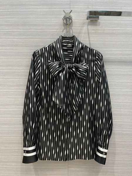 women's blouses & shirts 2021 design women 100% silk shirt temperament fashion comfortable striped print ribbon blouse, White
women's blouses & shirts 2021 design women 100% silk shirt temperament fashion comfortable striped print ribbon blouse, White
