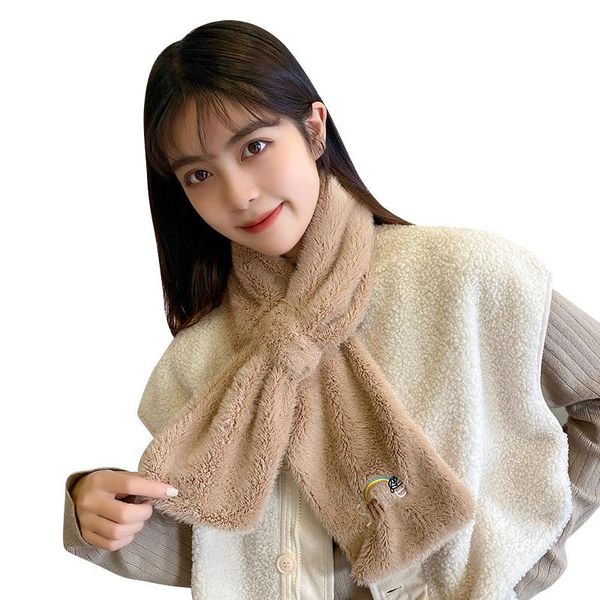 scarves sparsil winter neckerchief woman imitation mink cashmere cross scarf cartoon smile embroidery ring fullfy fake collar, Blue;gray
scarves sparsil winter neckerchief woman imitation mink cashmere cross scarf cartoon smile embroidery ring fullfy fake collar, Blue;gray