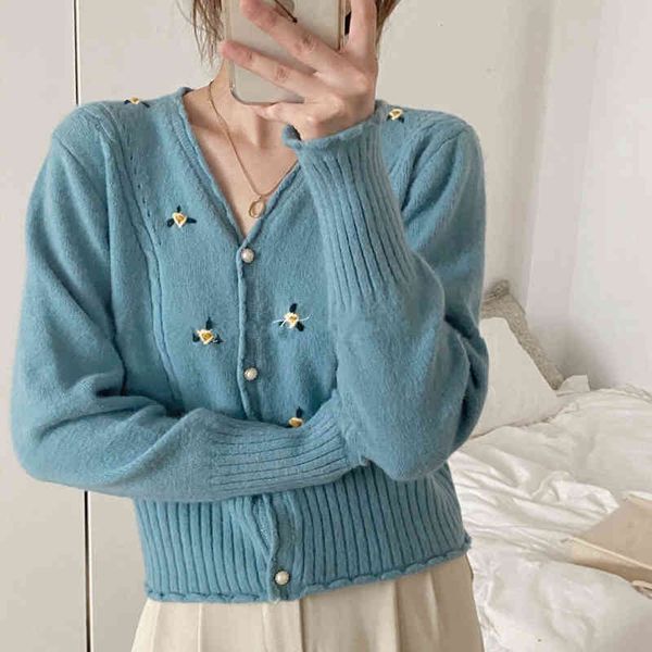 women's knits & tees female sweater embroidered long sleeve, elegant female blouse with single strap for autumn and winter qhw0, White
women's knits & tees female sweater embroidered long sleeve, elegant female blouse with single strap for autumn and winter qhw0, White