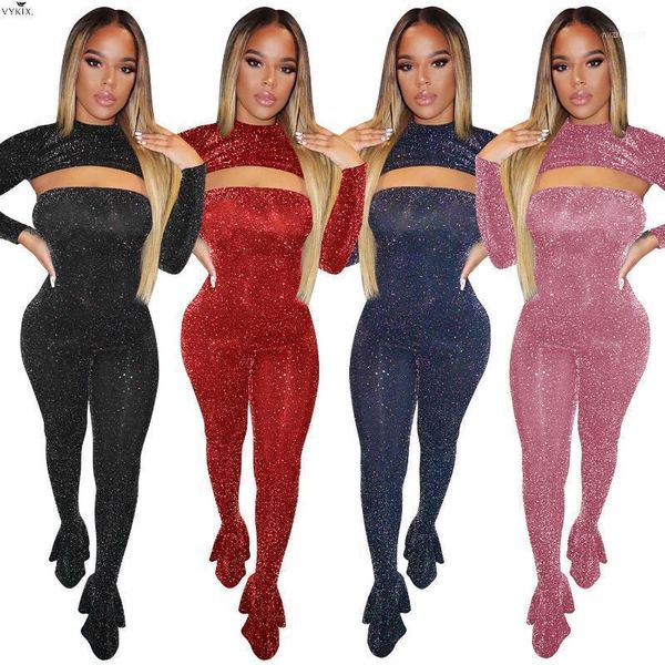 women's tracksuits fashion 2 piece set women two outfits crop bodycon strapless jumpsuits matching sets fitness ensemble1, Gray
women's tracksuits fashion 2 piece set women two outfits crop bodycon strapless jumpsuits matching sets fitness ensemble1, Gray