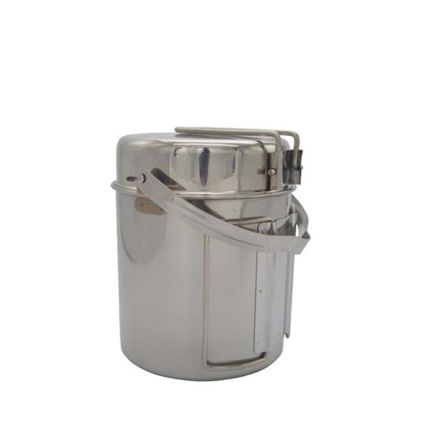camp kitchen outdoor camping cookware set stainless steel portable pot two-piece of hiking picnic tools
camp kitchen outdoor camping cookware set stainless steel portable pot two-piece of hiking picnic tools