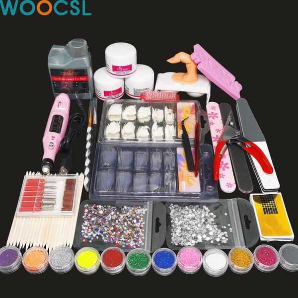 nail art kits woocsl manicure set acrylic kit with drill machine liquid glue glitter powder tips tool
nail art kits woocsl manicure set acrylic kit with drill machine liquid glue glitter powder tips tool