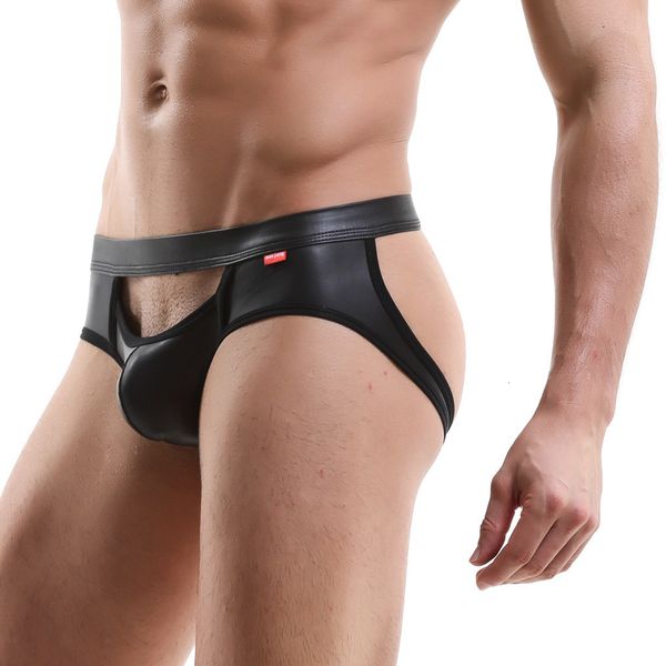 front hollow underpants men's imitation lacquer leather chain male pants underwear mens ropa interior hombre 2021 new, Black;white
front hollow underpants men's imitation lacquer leather chain male pants underwear mens ropa interior hombre 2021 new, Black;white