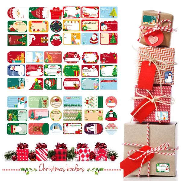 gift wrap 48/72/108pcs merry christmas diy stickers name tags present seal label packaging decoration
gift wrap 48/72/108pcs merry christmas diy stickers name tags present seal label packaging decoration
