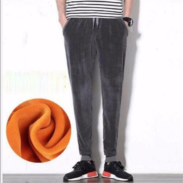 men's pants winter golden velvet trousers for sports warm bottoming plus plush thickened casual leggings size m-4xl, Black
men's pants winter golden velvet trousers for sports warm bottoming plus plush thickened casual leggings size m-4xl, Black