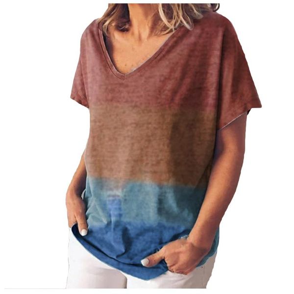 women's t-shirt t-shirts women short sleeve printed v-neck little daisy print tee casual loose clothing, White
women's t-shirt t-shirts women short sleeve printed v-neck little daisy print tee casual loose clothing, White