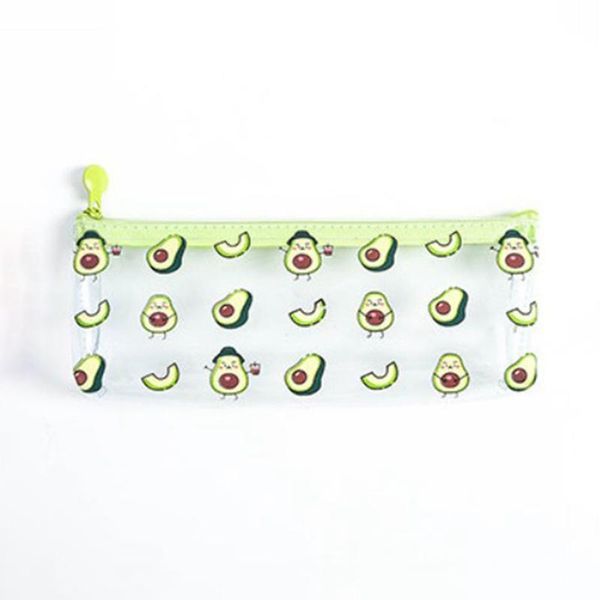 avocado transparent pencil case small fresh stationery storage box school bag student supplies bags
avocado transparent pencil case small fresh stationery storage box school bag student supplies bags