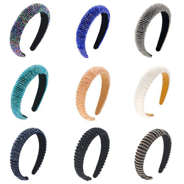 fashion rhinestone headband wide bejewelled bling hair bands durable handmade hairband sparkly party accessories for women
fashion rhinestone headband wide bejewelled bling hair bands durable handmade hairband sparkly party accessories for women