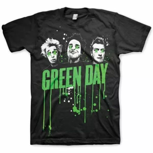 green day t shirt drips official black mens tee classic punk rock new, White;black
green day t shirt drips official black mens tee classic punk rock new, White;black