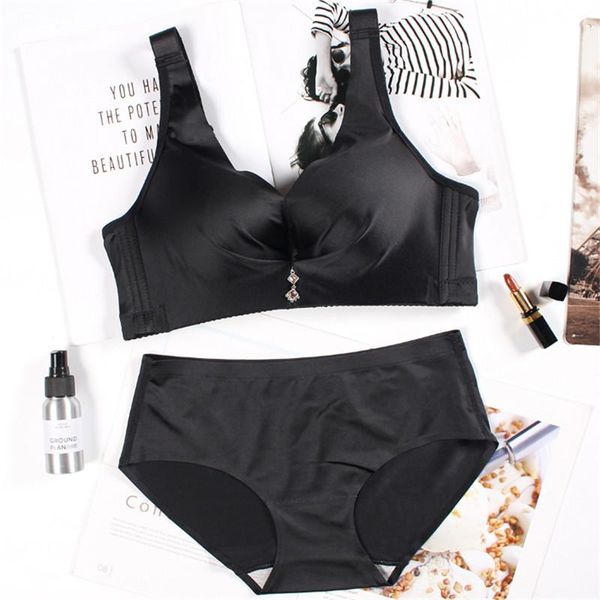 bras sets 0.2 cm thin bra cup push up xl + comfortable seamless women's underpants no rim underwear set, Red;black
bras sets 0.2 cm thin bra cup push up xl + comfortable seamless women's underpants no rim underwear set, Red;black