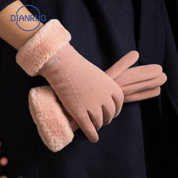 five fingers gloves dianruo autumn winter female hair touch screen warm outdoor students plus riding driving wholesale q474, Blue;gray
five fingers gloves dianruo autumn winter female hair touch screen warm outdoor students plus riding driving wholesale q474, Blue;gray