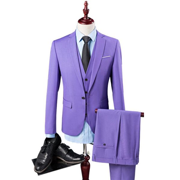 men's suit three-piece (coat + pants vest) wedding dinner dress solid color european and american style suits & blazers, White;black
men's suit three-piece (coat + pants vest) wedding dinner dress solid color european and american style suits & blazers, White;black