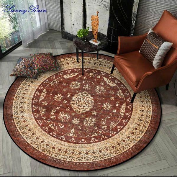 sunnyrain 1-piece round rug for living room area bedroom red multi colored rugs carpets
sunnyrain 1-piece round rug for living room area bedroom red multi colored rugs carpets