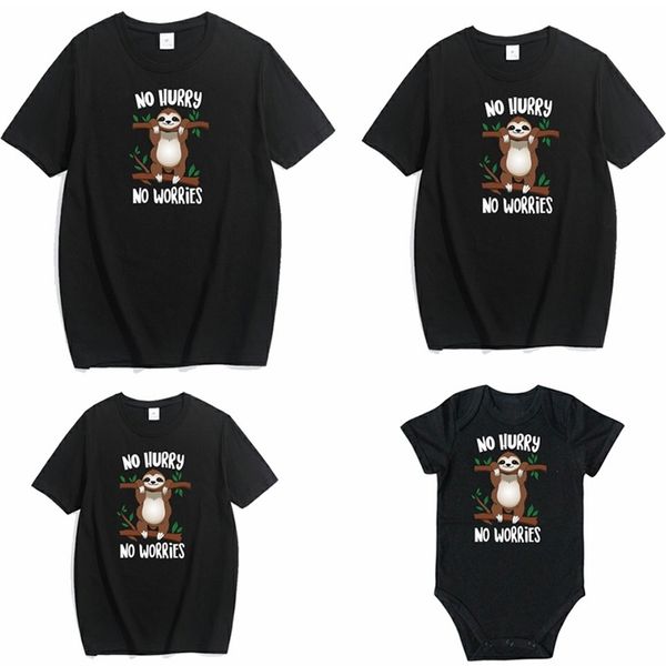 worry no hurry matching outfits dad mom kids t-shirt baby bodysuit family look father son mommy and me clothes 210417, Blue
worry no hurry matching outfits dad mom kids t-shirt baby bodysuit family look father son mommy and me clothes 210417, Blue