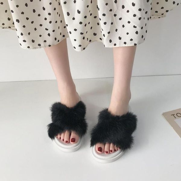 summer flat-bottomed muffins wear wild lazy sandals and slippers female furry thick bottom word drag x126, Black
summer flat-bottomed muffins wear wild lazy sandals and slippers female furry thick bottom word drag x126, Black
