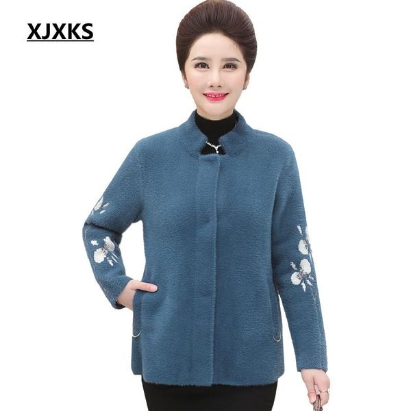 women's jackets xjxks womens and coats 2021 autumn winter woolen coat femme pocket plus size gorgeous women, Black;brown
women's jackets xjxks womens and coats 2021 autumn winter woolen coat femme pocket plus size gorgeous women, Black;brown