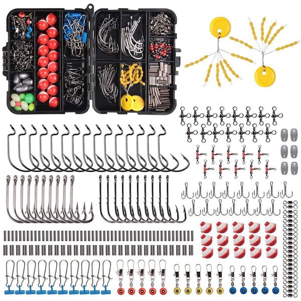 fishing accessories tackle kit with hooks swivel snap sinker weight beads 3 way for terminal box
fishing accessories tackle kit with hooks swivel snap sinker weight beads 3 way for terminal box
