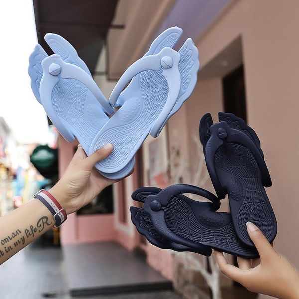 slippers summer women's cool breathable flip flop home soft eva comfortable non-slip slides men outdoor beach sandals, Black
slippers summer women's cool breathable flip flop home soft eva comfortable non-slip slides men outdoor beach sandals, Black