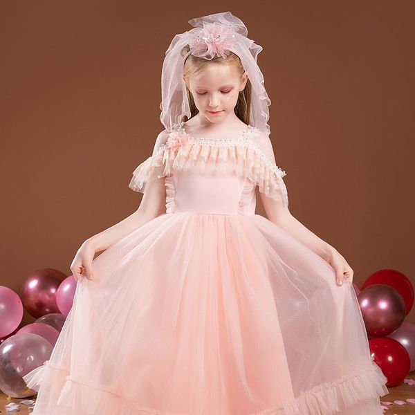 summer pink cotton off shoulder sling cake girl princess wedding performance host dress, Red;yellow
summer pink cotton off shoulder sling cake girl princess wedding performance host dress, Red;yellow