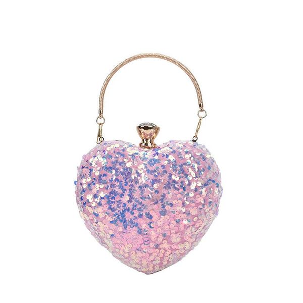 colorful sequined heart-shaped party clutch for women fashion purses and handbags luxury designer bag ladies chain shoulder evening bags
colorful sequined heart-shaped party clutch for women fashion purses and handbags luxury designer bag ladies chain shoulder evening bags