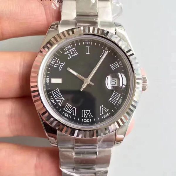 wristwatches men automatic mechanical watch stainless steel sapphire crystal silver black rome dial bracelet watches 41mm, Slivery;brown
wristwatches men automatic mechanical watch stainless steel sapphire crystal silver black rome dial bracelet watches 41mm, Slivery;brown