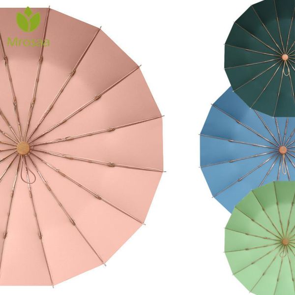 umbrellas windproof three-folding umbrella female male 16 bone luxury large anti-uv men rain women gift 8 color parasol
umbrellas windproof three-folding umbrella female male 16 bone luxury large anti-uv men rain women gift 8 color parasol