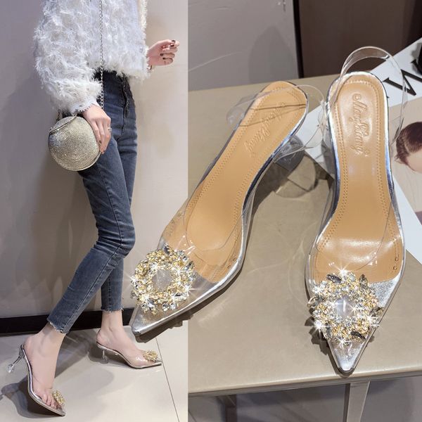 slip on rubber female sandalen flats fashion crystal shoes women summer pointed toe pvc flat shoes for women roman beach shoes, Black
slip on rubber female sandalen flats fashion crystal shoes women summer pointed toe pvc flat shoes for women roman beach shoes, Black