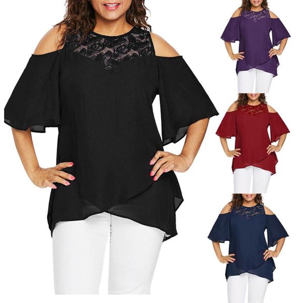 women's t-shirt plus size women summer short sleeve shirts pleat flowy tunic bandage solid v-neck, White
women's t-shirt plus size women summer short sleeve shirts pleat flowy tunic bandage solid v-neck, White