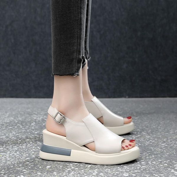sandals wedges shoes for women 2021 fashion platform women's wedge casual lady summer slippers chaussure femme, Black
sandals wedges shoes for women 2021 fashion platform women's wedge casual lady summer slippers chaussure femme, Black