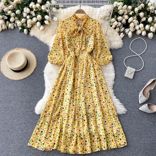 casual dresses yizzhoy summer fashion floral print full lady a line v neck chiffon bow elegant high waist mid-calf women, Black;gray
casual dresses yizzhoy summer fashion floral print full lady a line v neck chiffon bow elegant high waist mid-calf women, Black;gray